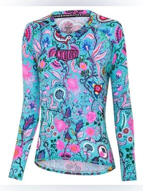Cycology Secret Garden Pro Cycling MTB Jersey Women's Size S